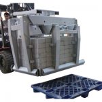 फोर्कलिफ्ट अटैचमेंट कंक्रीट ब्लॉक क्लैंप क्लास 3