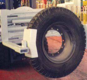 कांटा टायर दबाना पर पर्ची